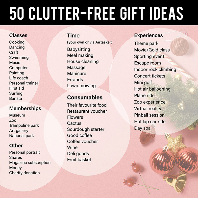 Declutter Your Home For Christmas gift ideas