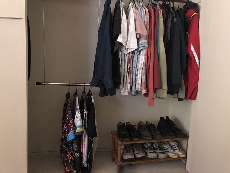 What does a professional organiser's house look like clothing
