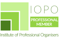 IOPO professional Member green logo. Institute of Professional Organisers